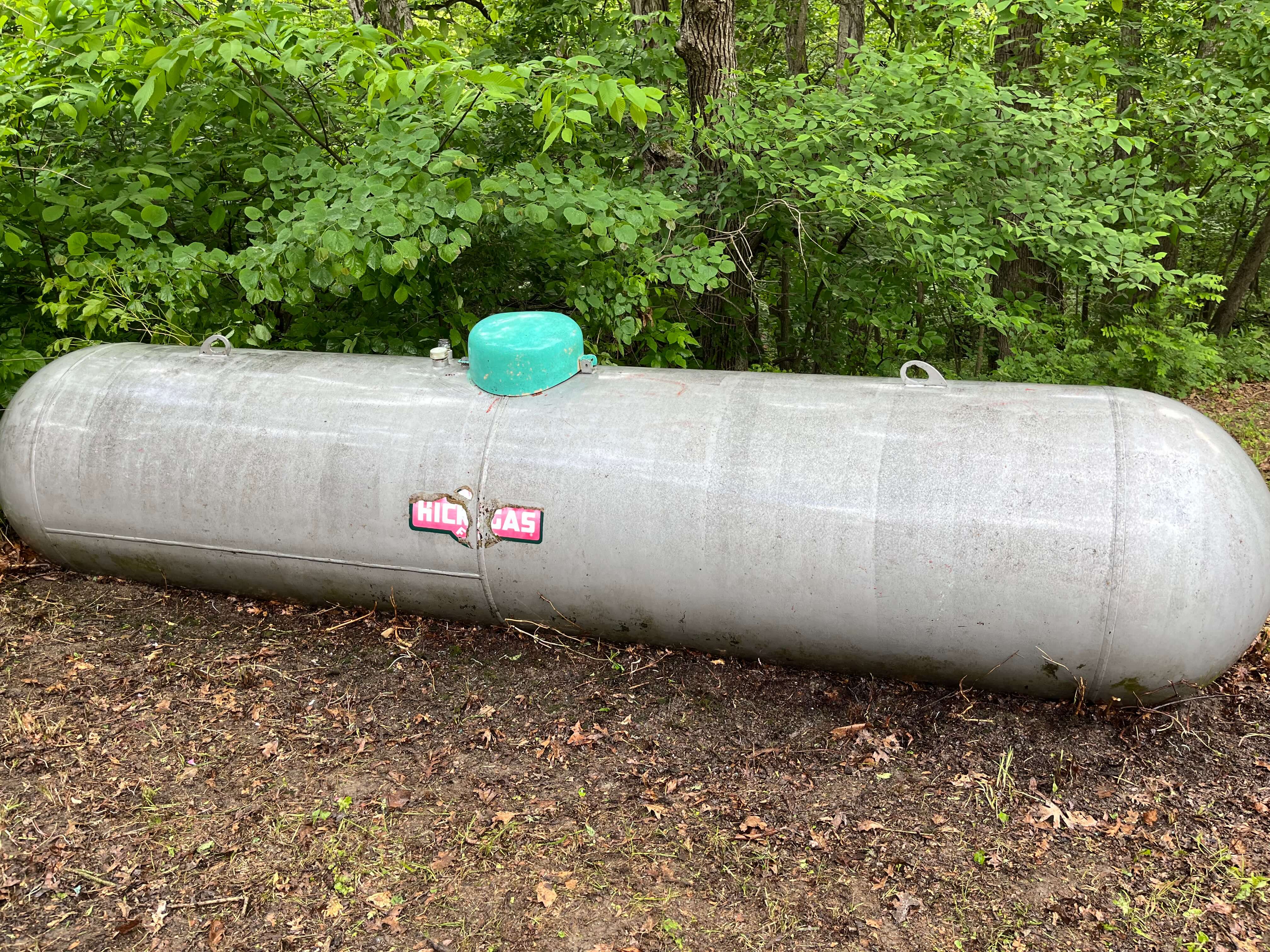 Propane Tank after cleaning
